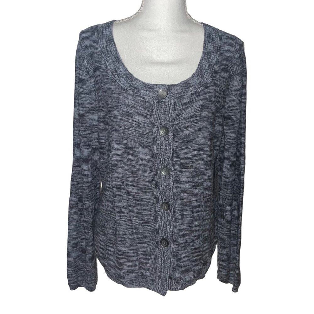 J. Jill Large Blue/Gray Cardigan